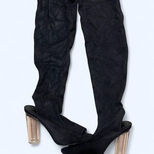 Elegant Black Over-the-Knee Boots